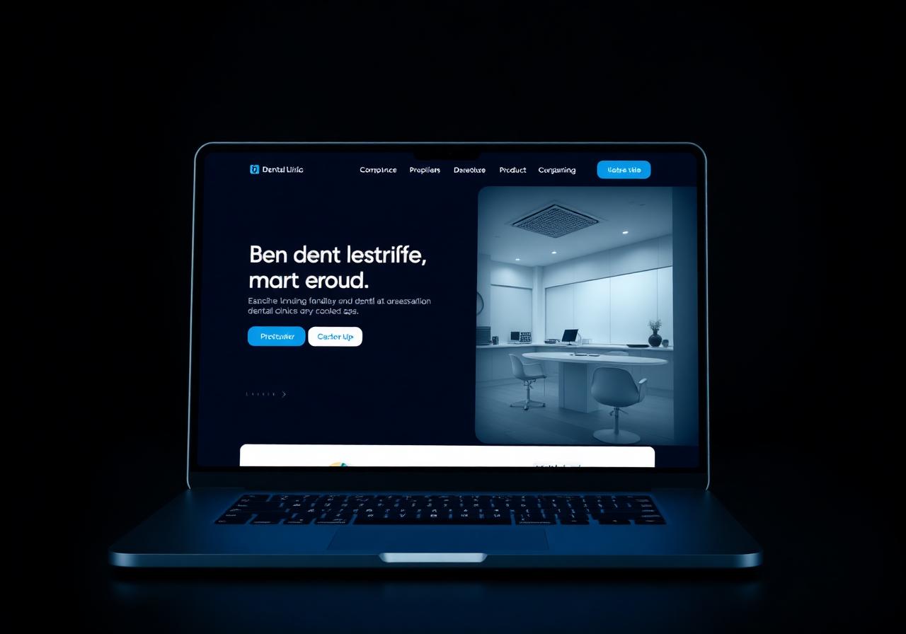 Dental Clinic Website mockup