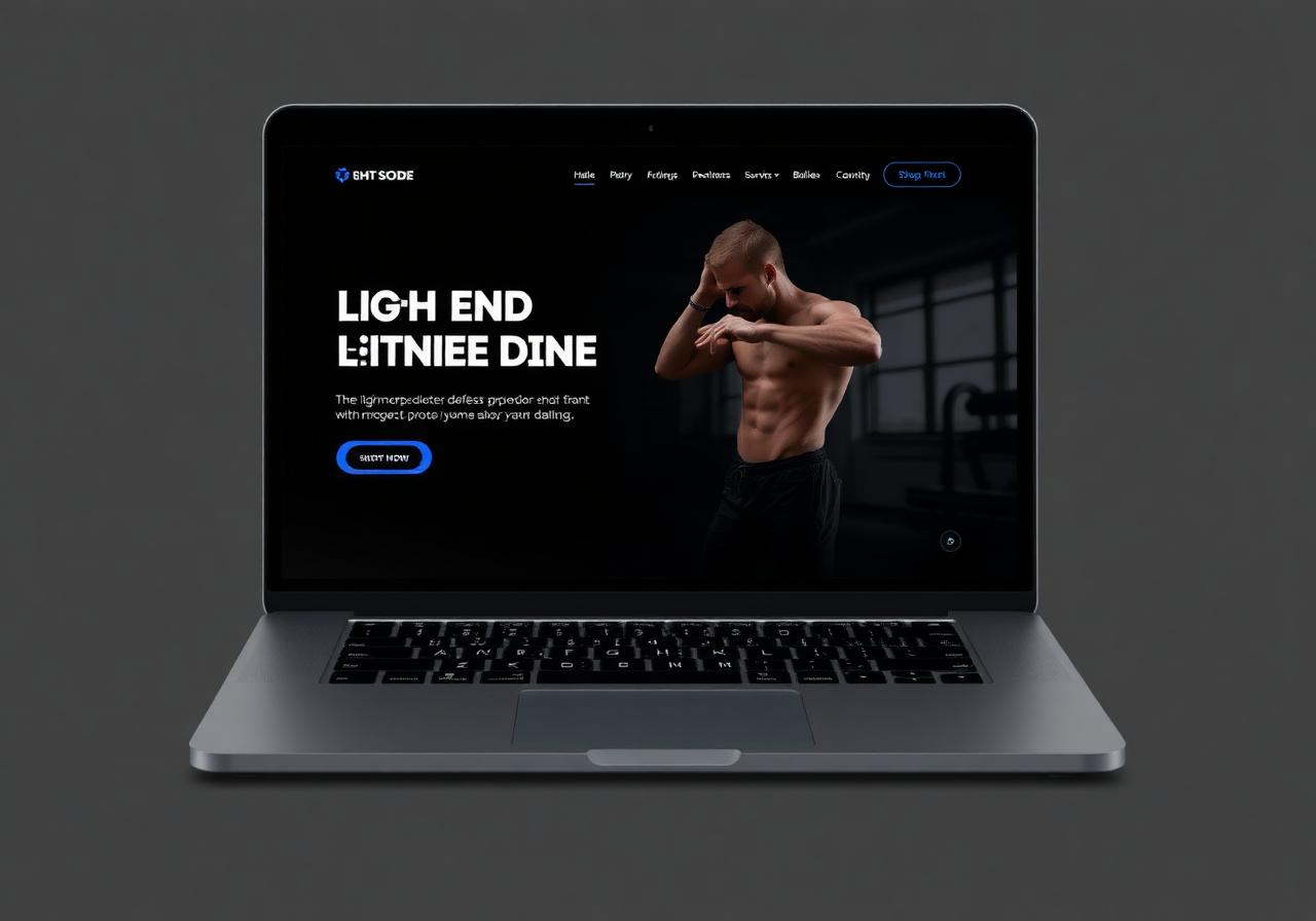 Gym & Fitness Website mockup