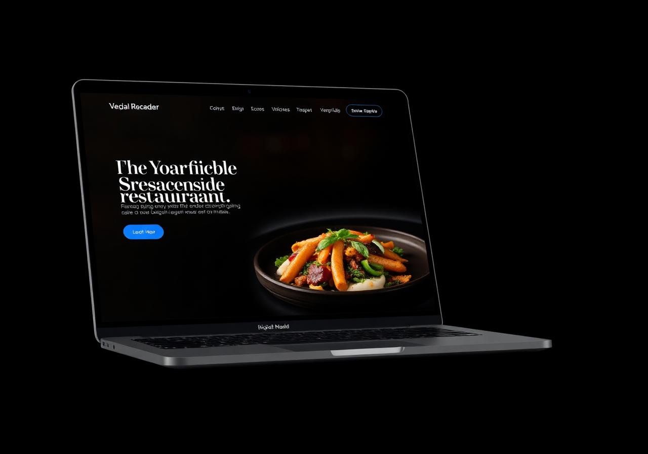 Restaurant Website mockup
