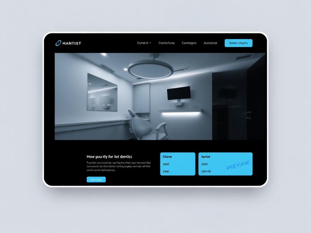 Dentist Template preview