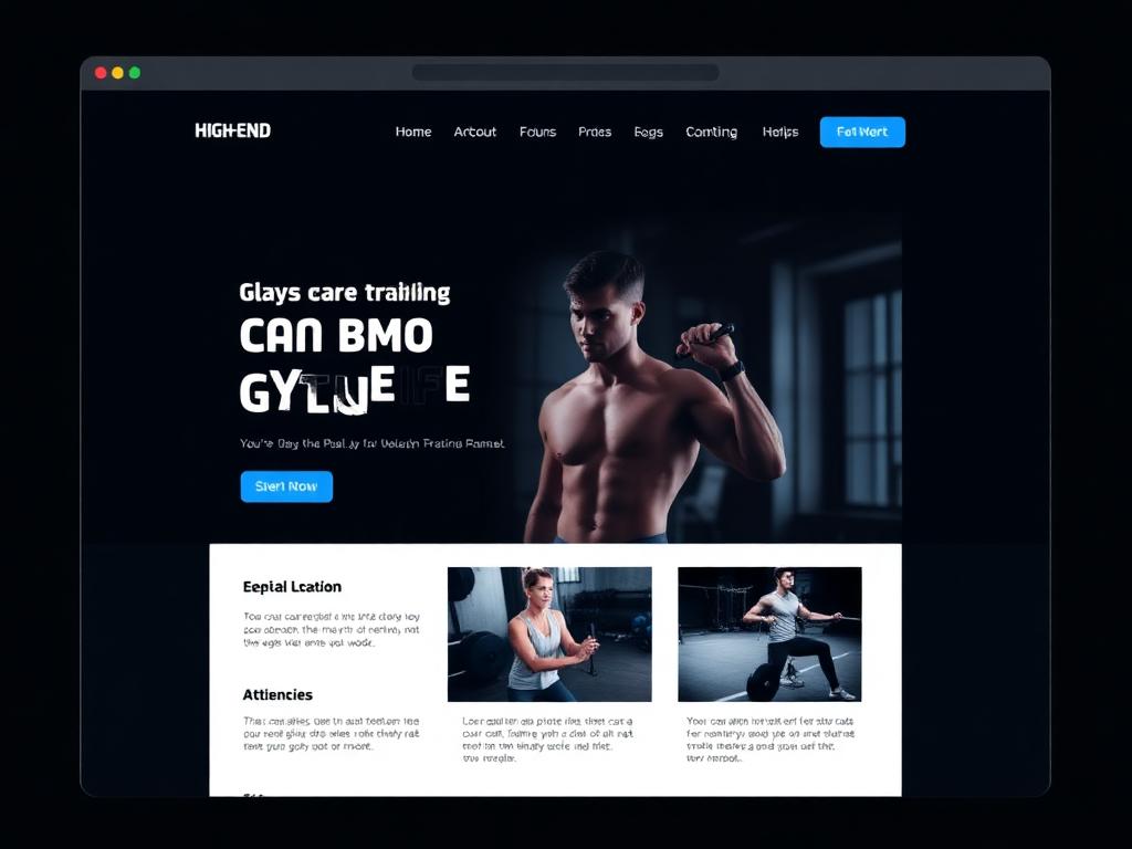 Gym Template preview