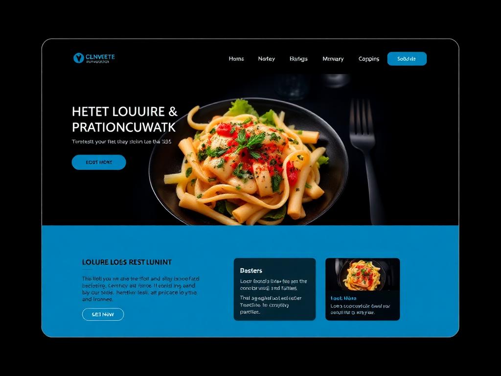 Restaurant Template preview