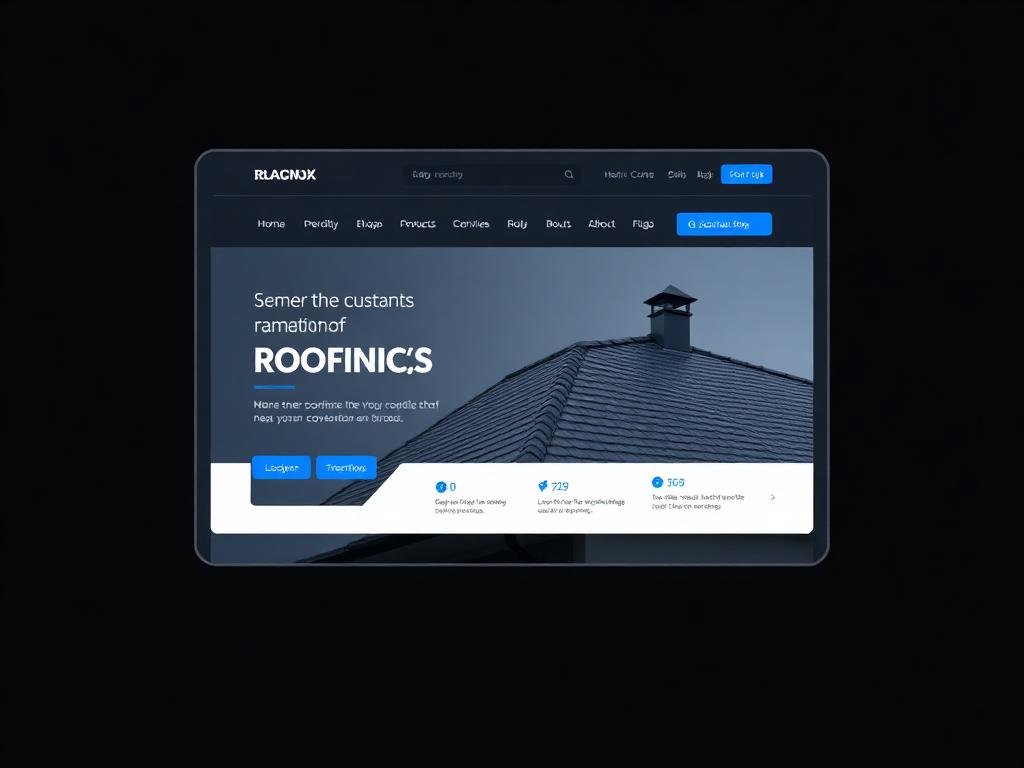 Roofing Template preview